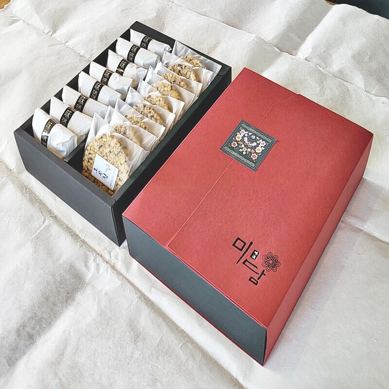 미담몰,강릉미담오곡칩도라지세트(미오도9-8호)(추석 설 명절선물세트)국민간식 도라지인절미