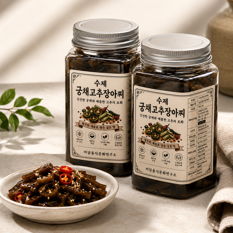강릉미담,강릉미담 수제궁채고추장아찌
